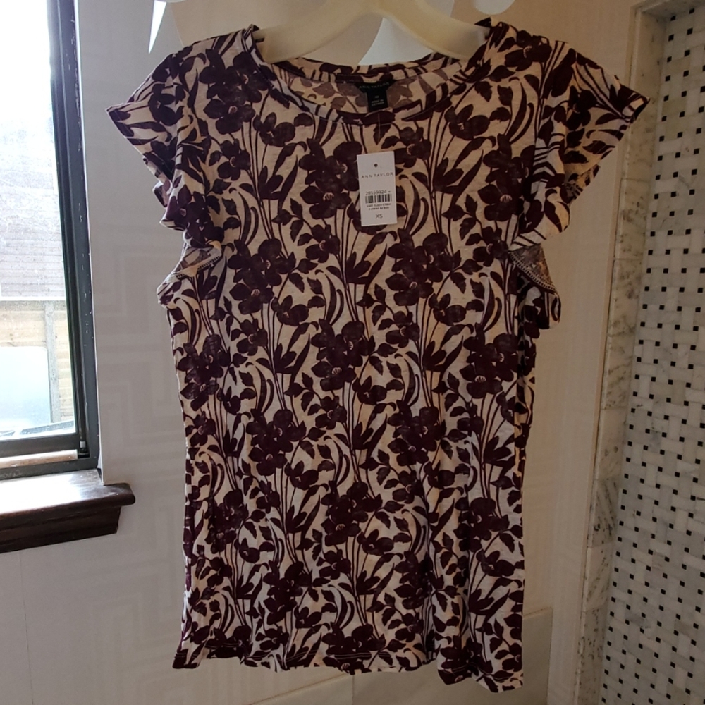 Ann Taylor Linen Blouse